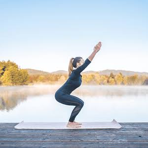 Chair pose for diabetes management