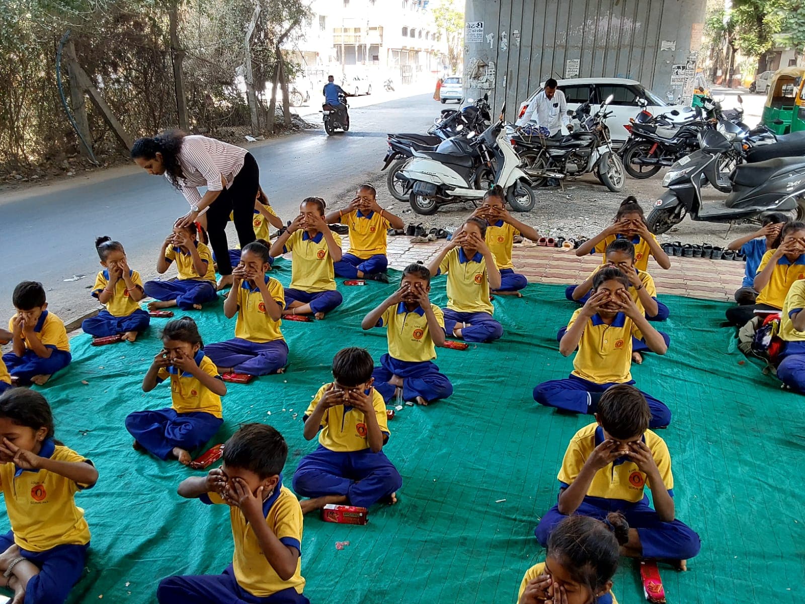 Yoga Sessions for Underprivileged Students image 1
