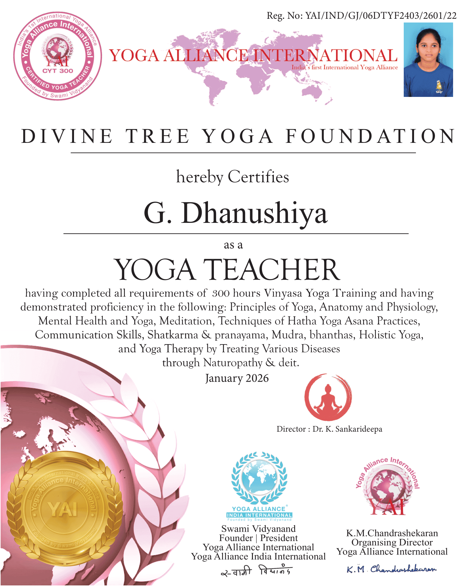 G. Dhanushiya certificate