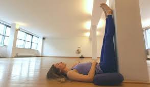 Legs Up the Wall Pose for PCOS