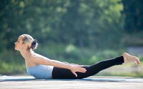 Locust Pose for PCOS